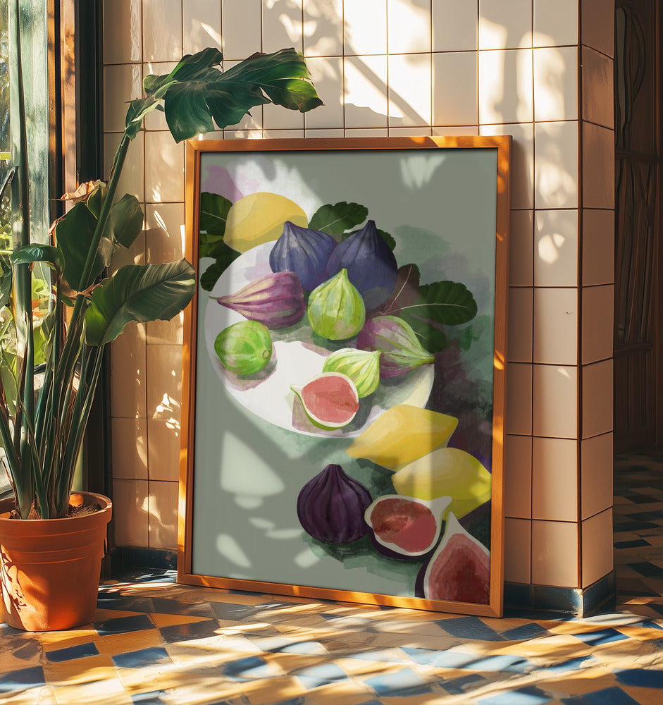 Figs and lemons | Poster