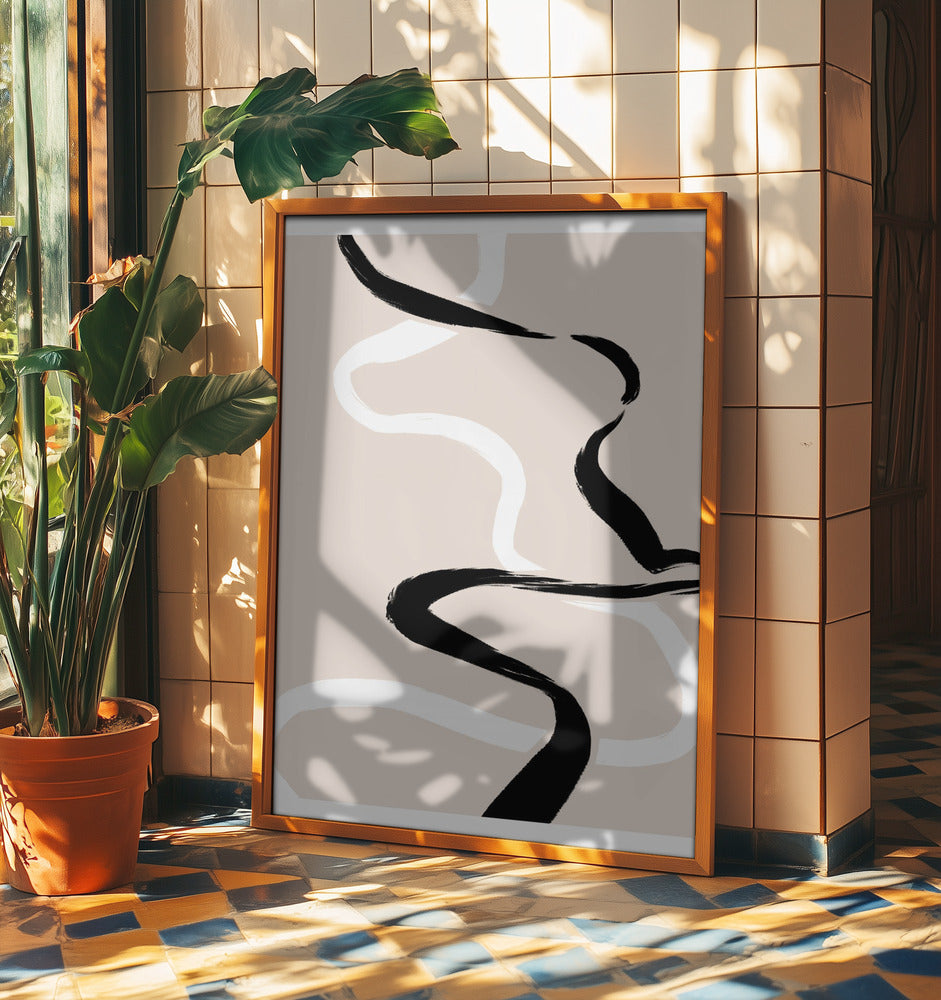 Flowing Ink Trails | Poster