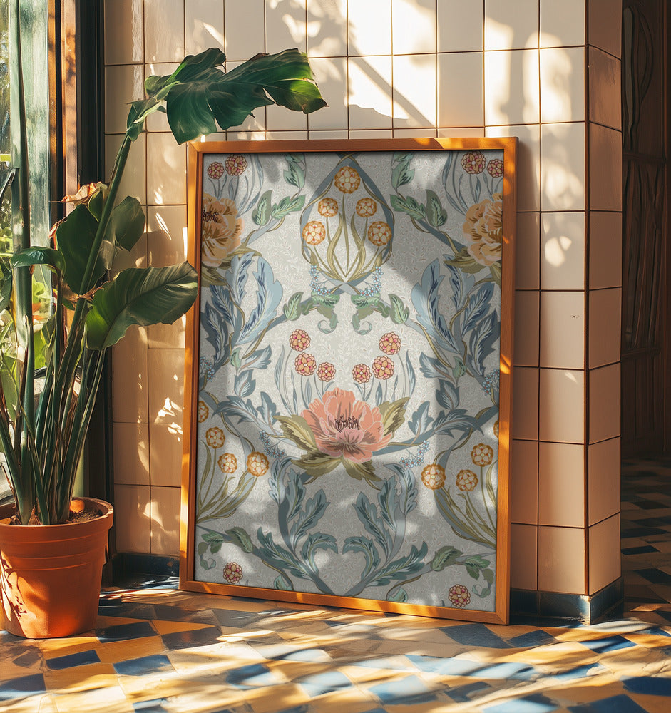 Floral Heritage Morris Antique pattern | Poster