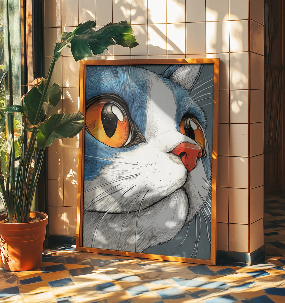 Cat Lily | Poster