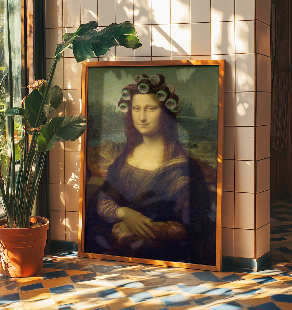 Mona Lisa - the Curly Girly Edition | Poster