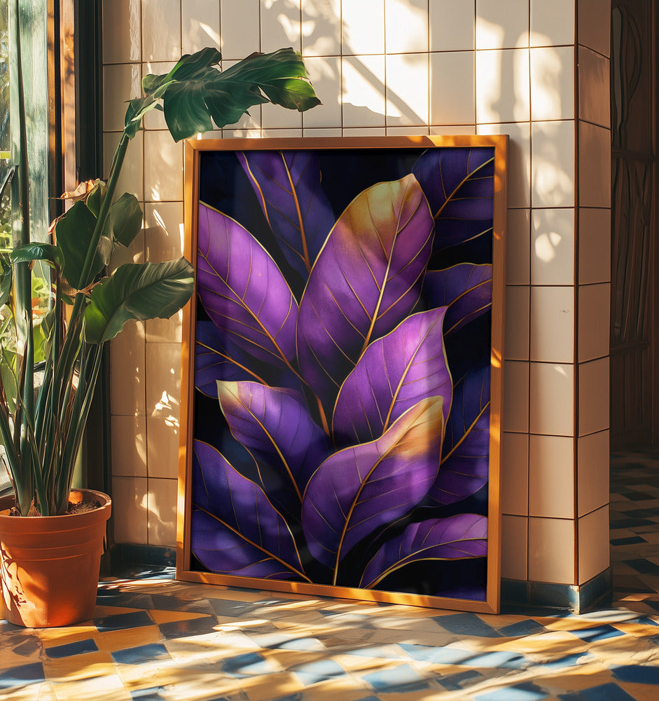 Tropical Vibes Hidden Tropics Banana Leaves (6) | Poster