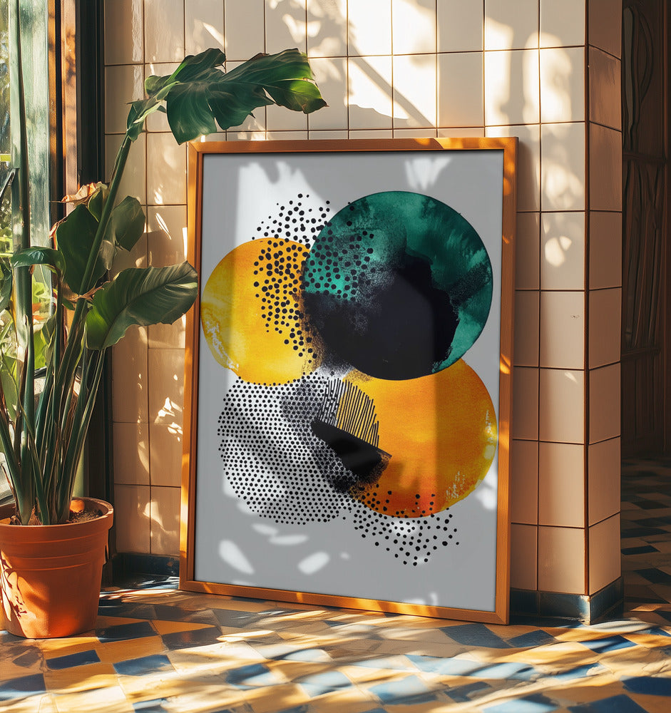 Composition with Overlapping Circles | Poster