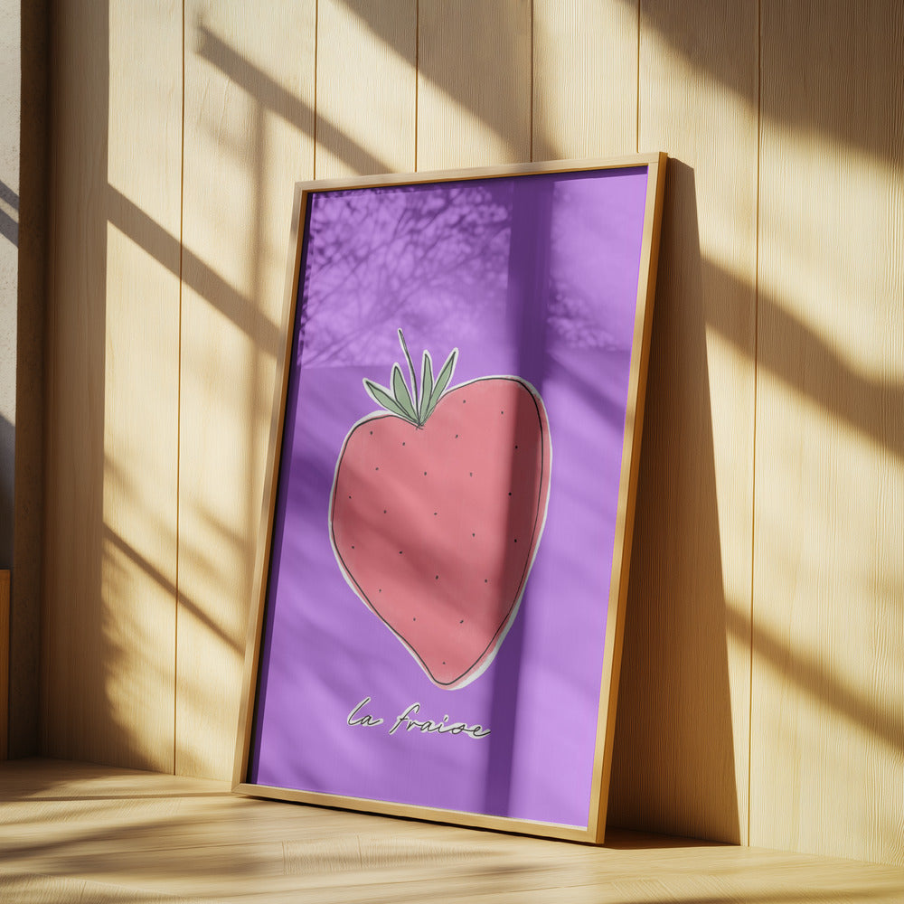 Stylized Strawberry Delight | Poster