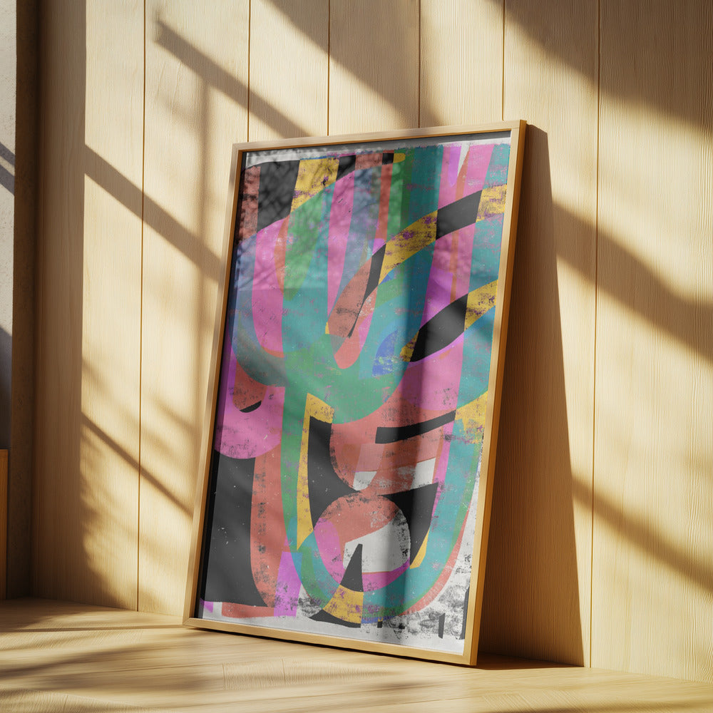 Färgglatt kaos | Poster