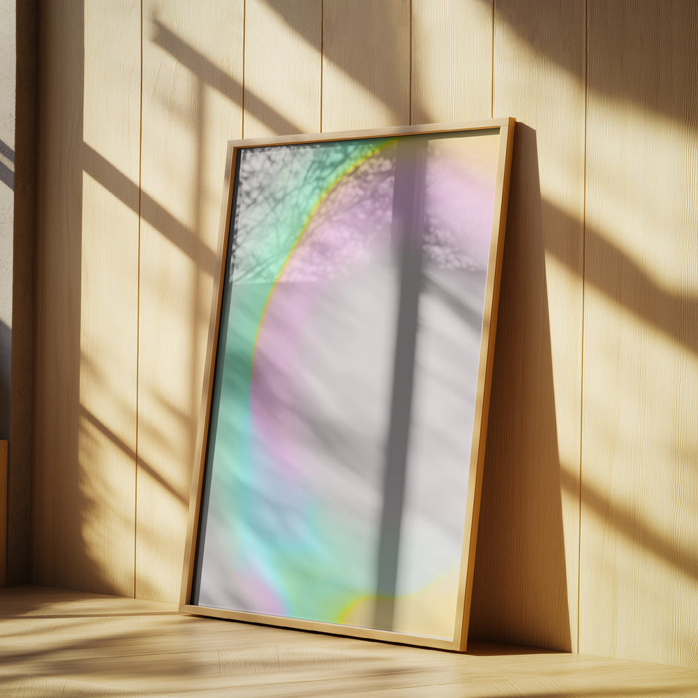Pastel Glow Curve | Poster