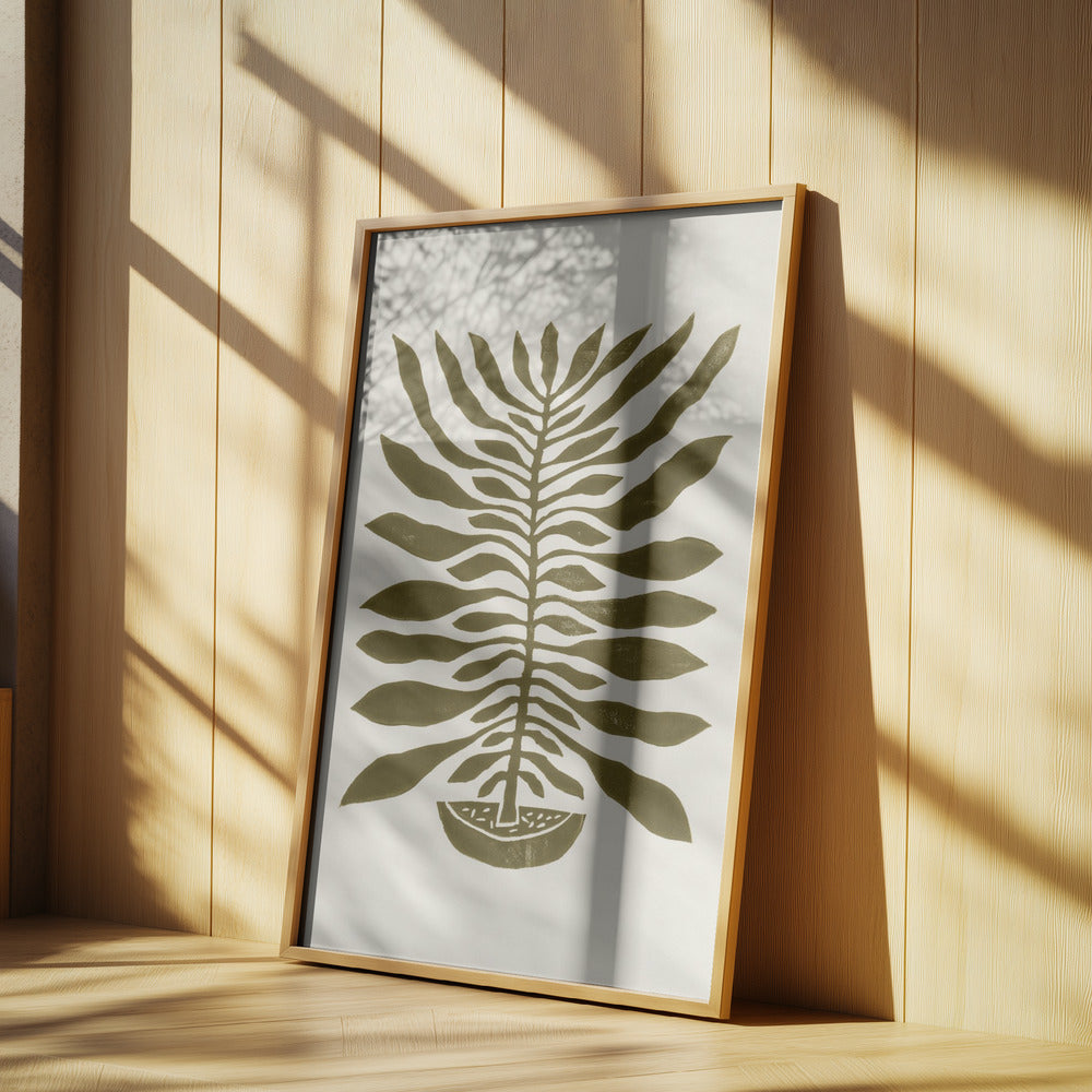 Plante à cent feuilles n° 22 / Impression linogravure | Posters - Affiche Artistique