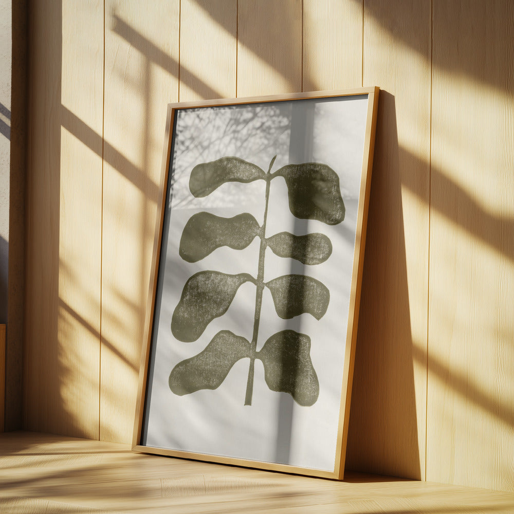 Plante de linogravure | Posters - Affiche Artistique