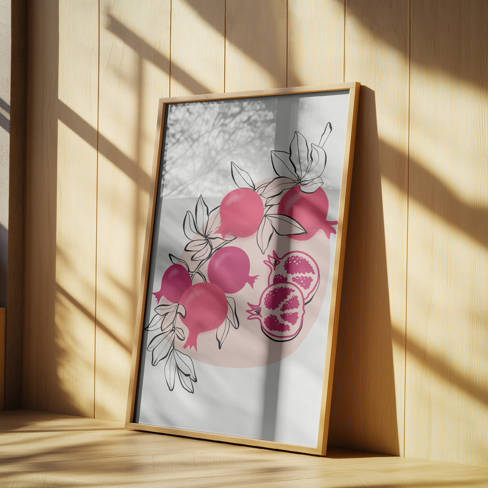 Fathia pomegranates | Poster