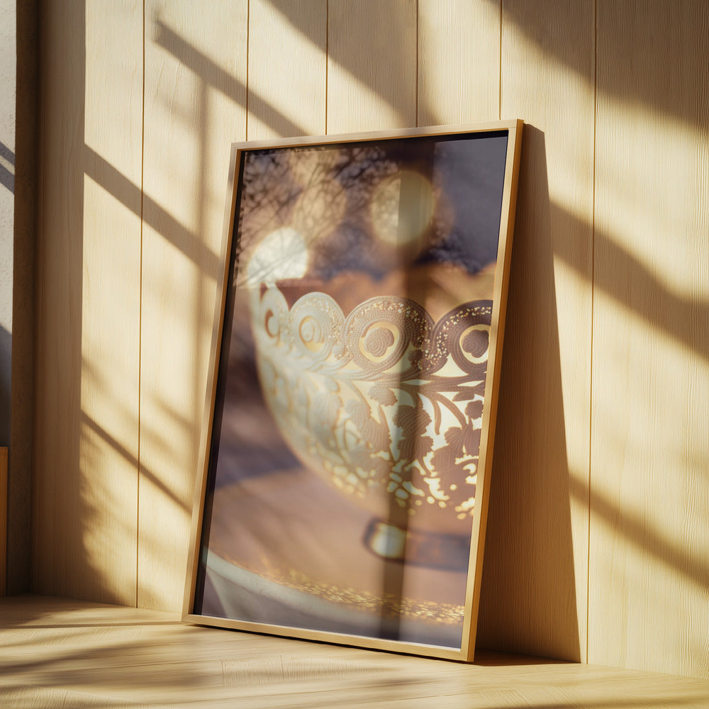 Golden Lace Glow | Poster
