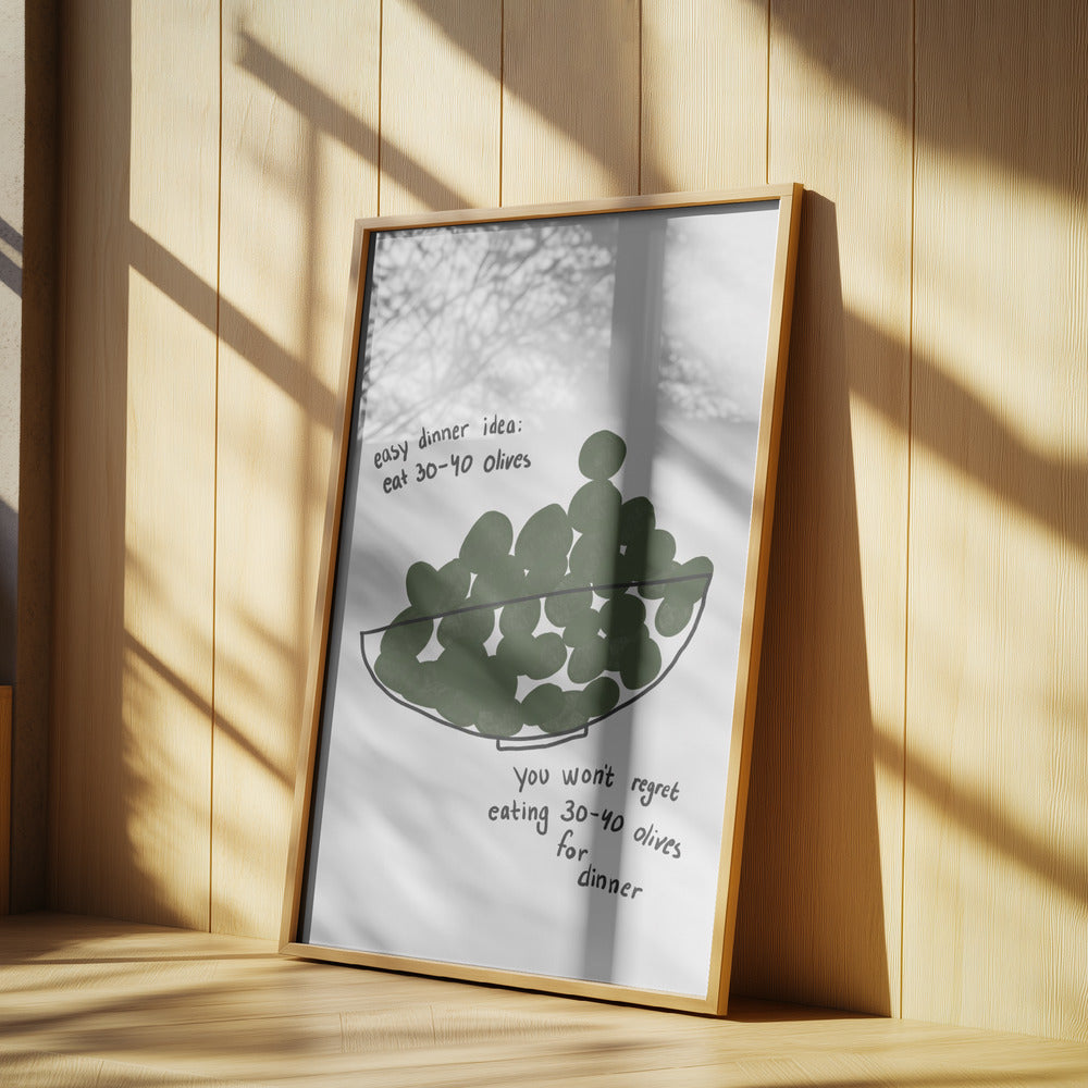 Olive Dinner Delight | Poster