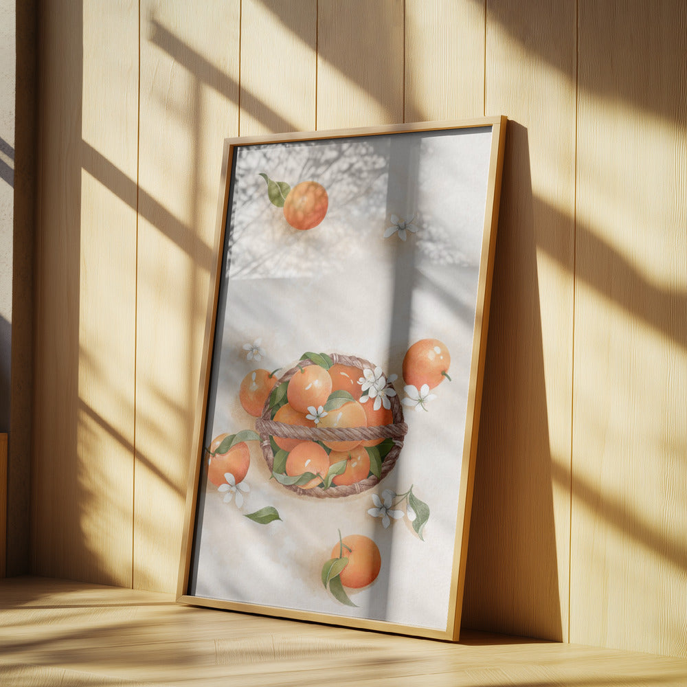 Saftig appelsin | Plakater - Kunsttryk
