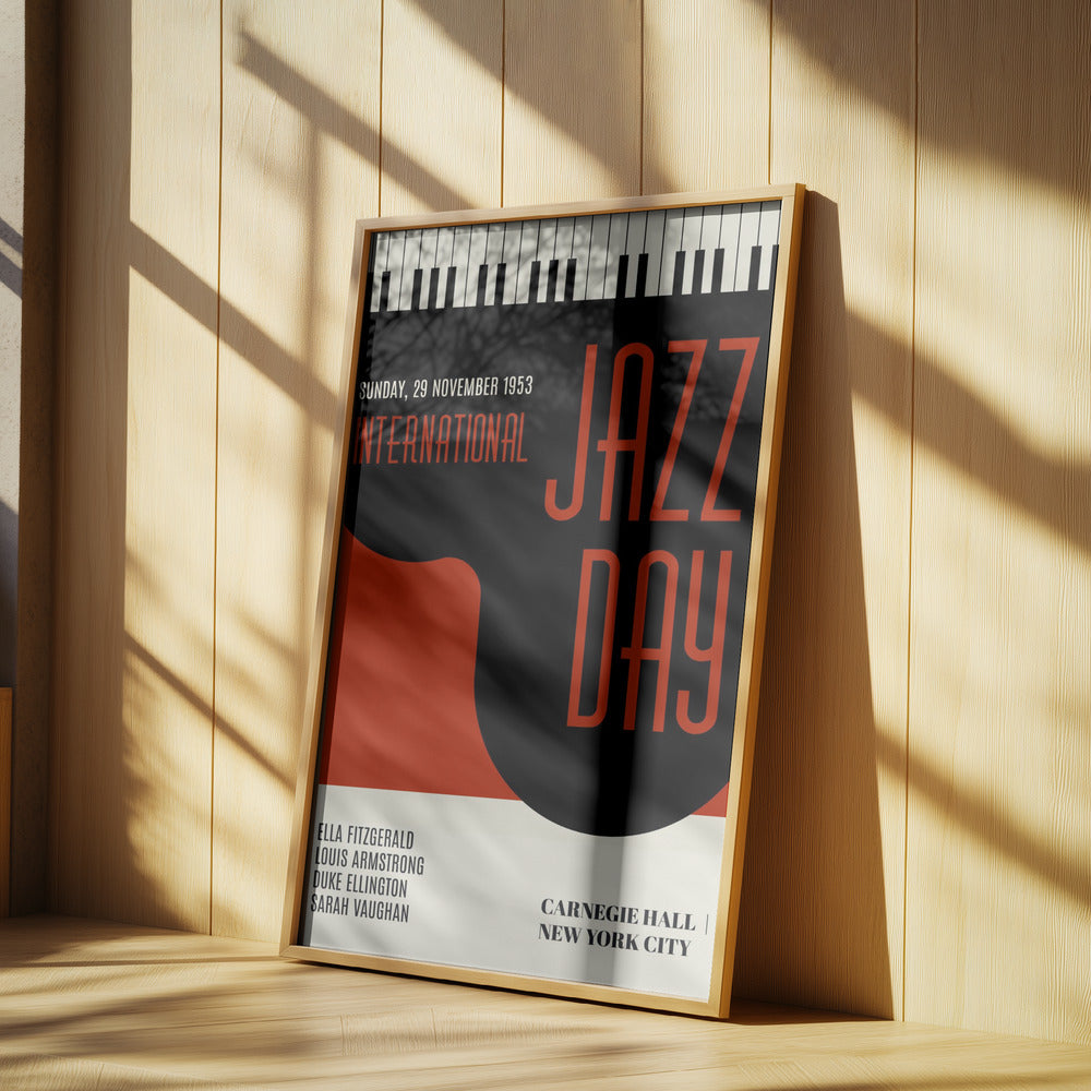 Jazzy Days Dark Red | Poster