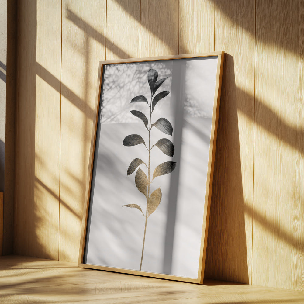 Monochromatica No.9 Dark Gold | Poster