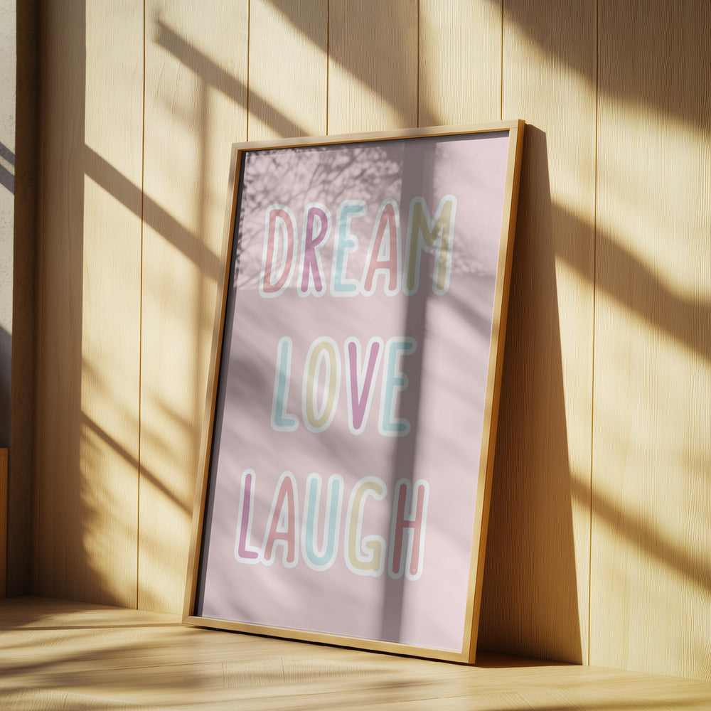 Sueña, ama, ríe | Posters - Impresiones de Arte