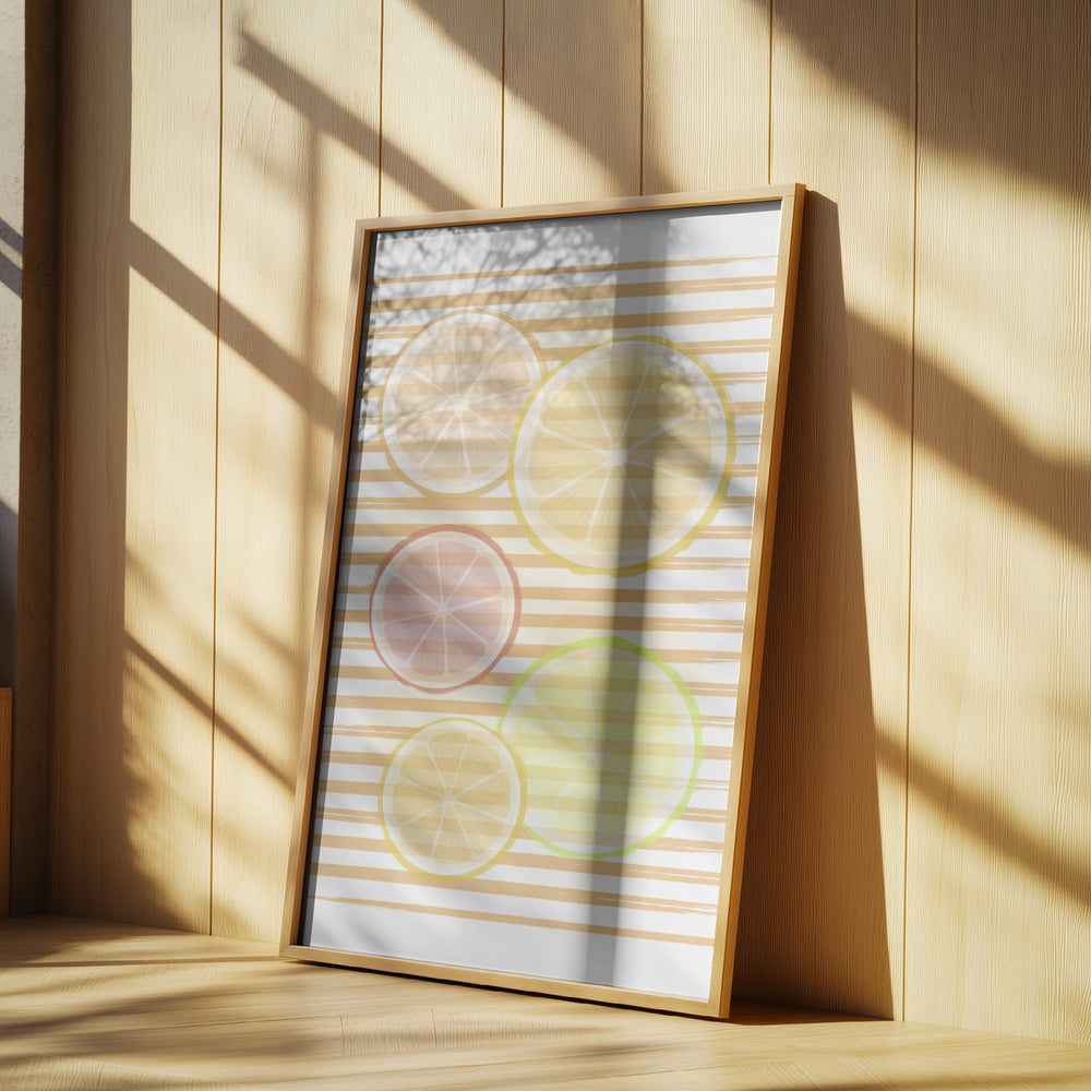Zitrusharmonie | Poster - Kunstdruck