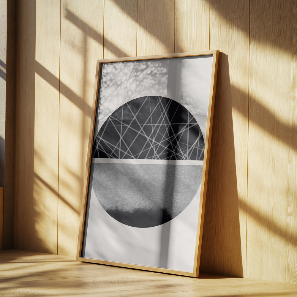 Black and White Sphere | Poster