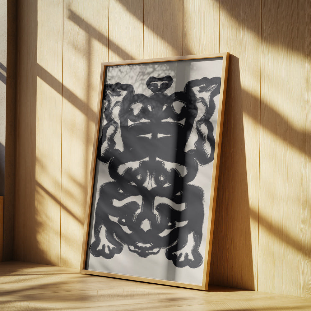 Symmetrical Black Pattern | Poster