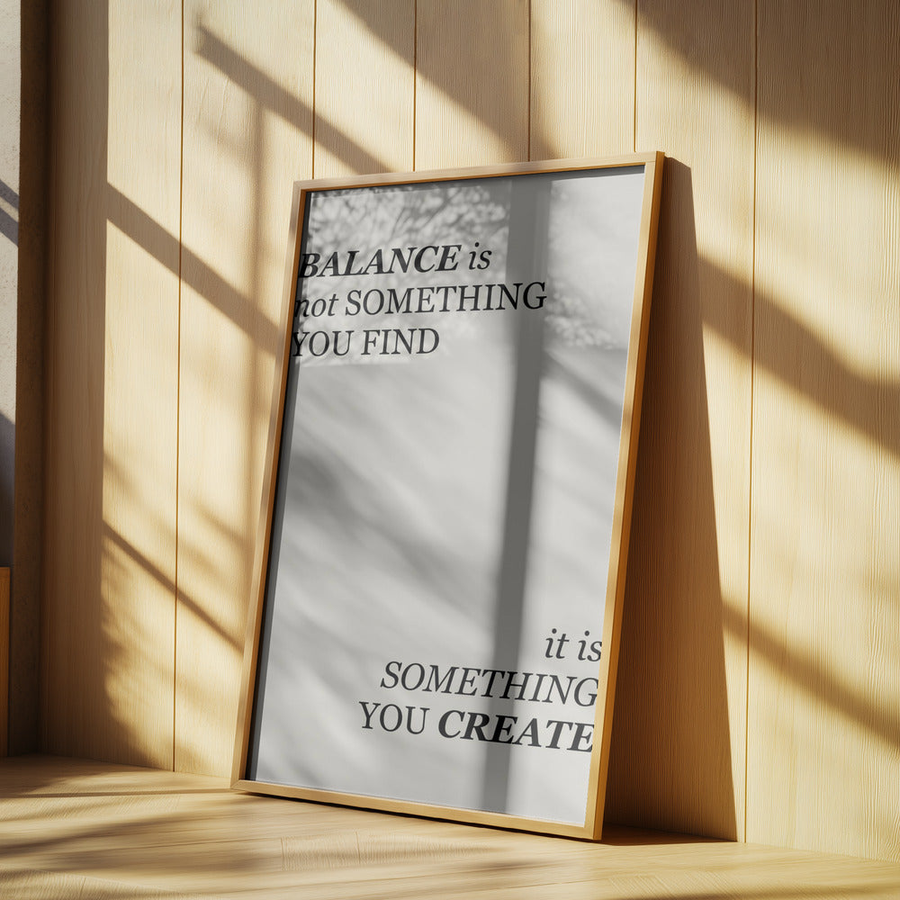 Balance | Poster