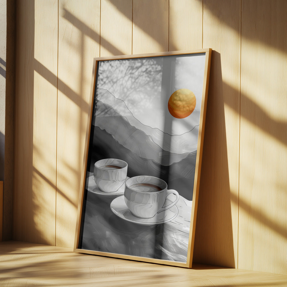 I Love Coffee Food Illustration Art (1) | Poster