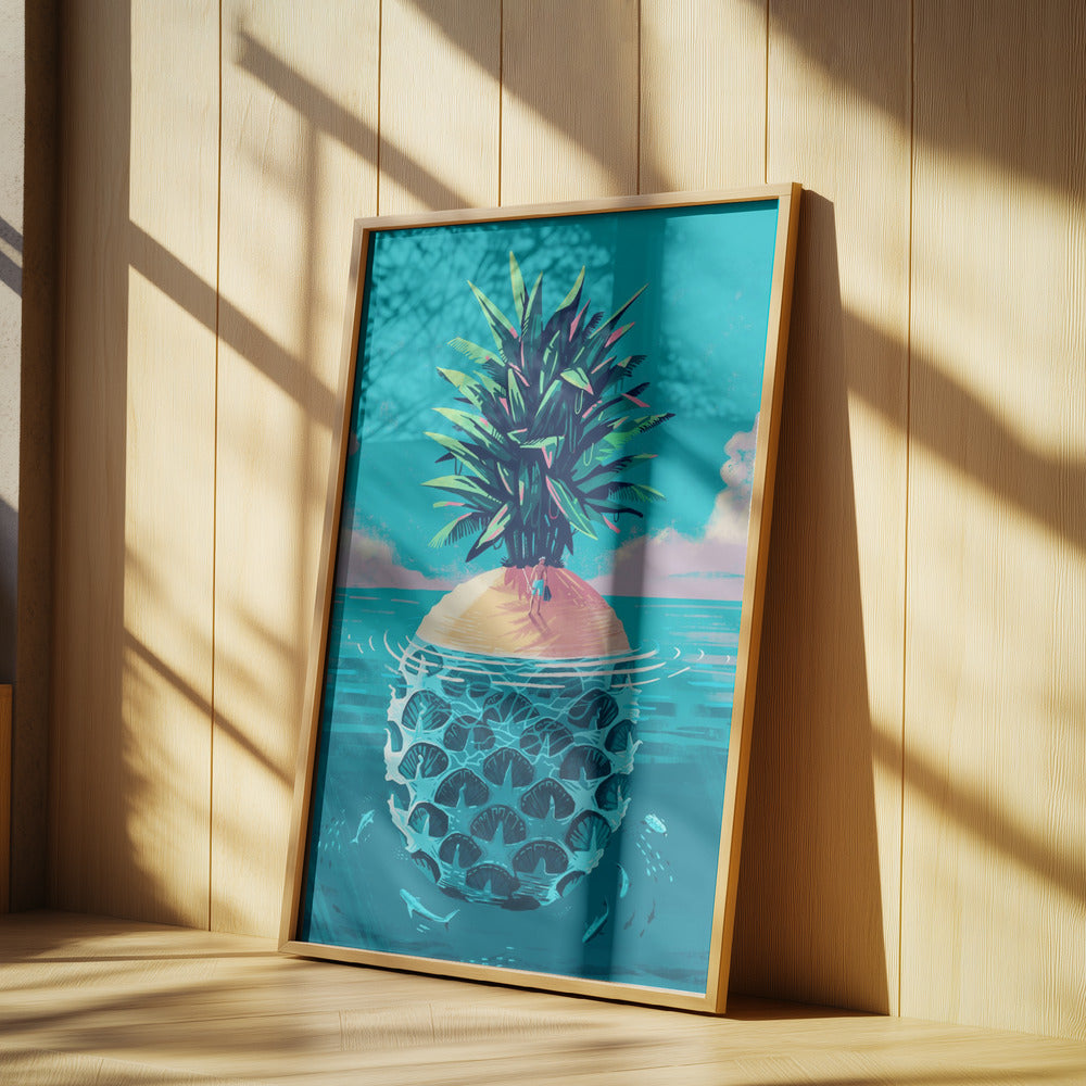 Stranded On Pineapple Island | Poster