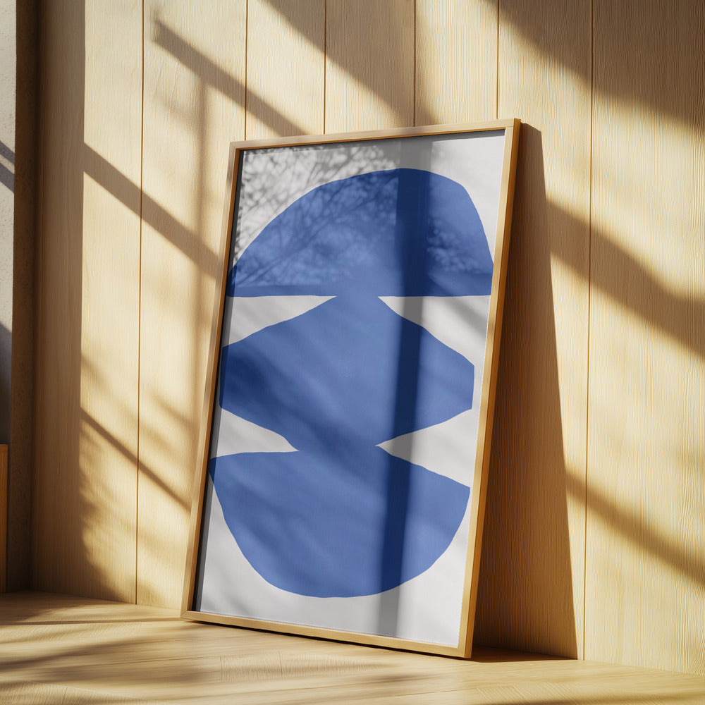 Cobalt blue cut out 02 | Poster