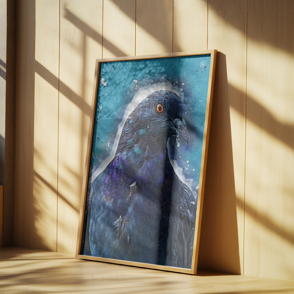 Animal Dove Bird Watercolor Animal Art | Poster