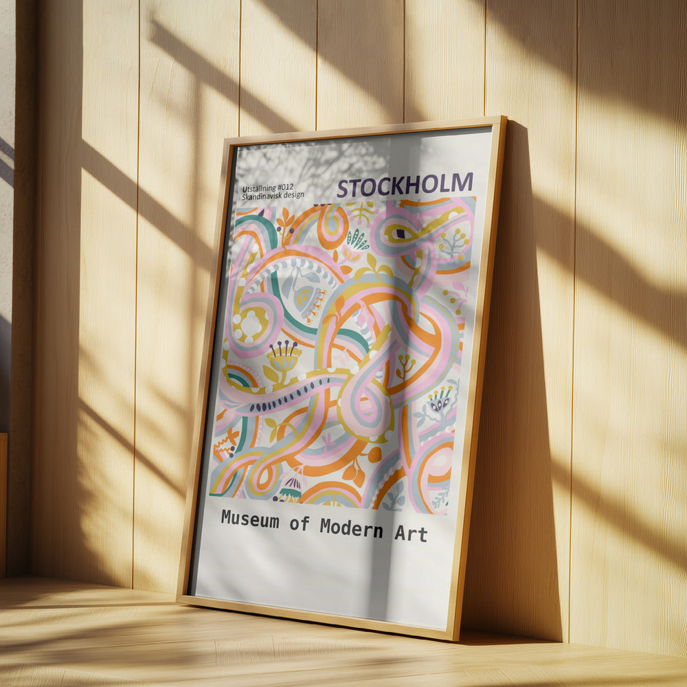 Botanical dopamine Exhibition Stockholm | Poster