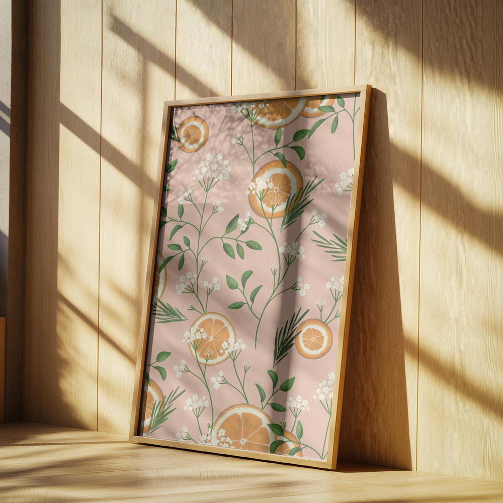 Elderflowers and Oranges | Poster
