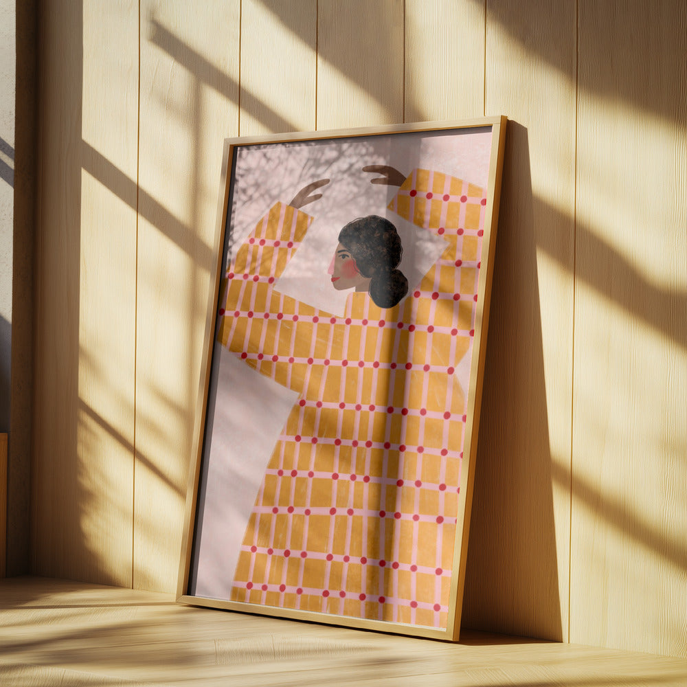 The Woman With the Checked Dress | Poster