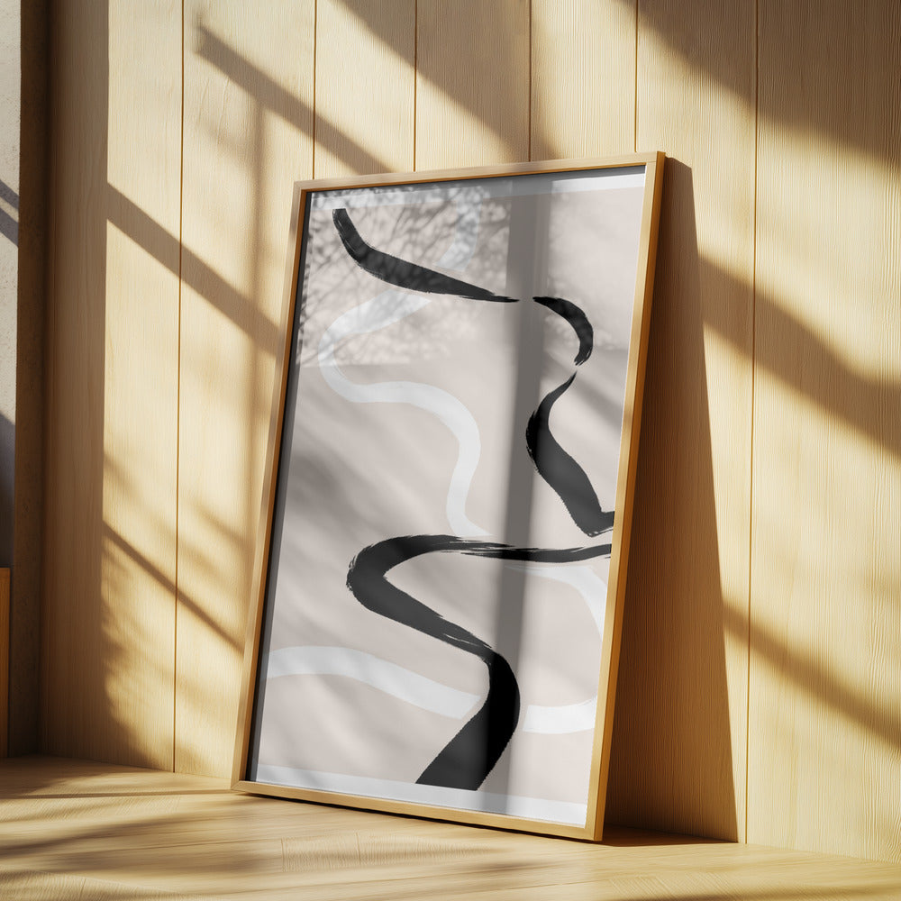 Flowing Ink Trails | Poster