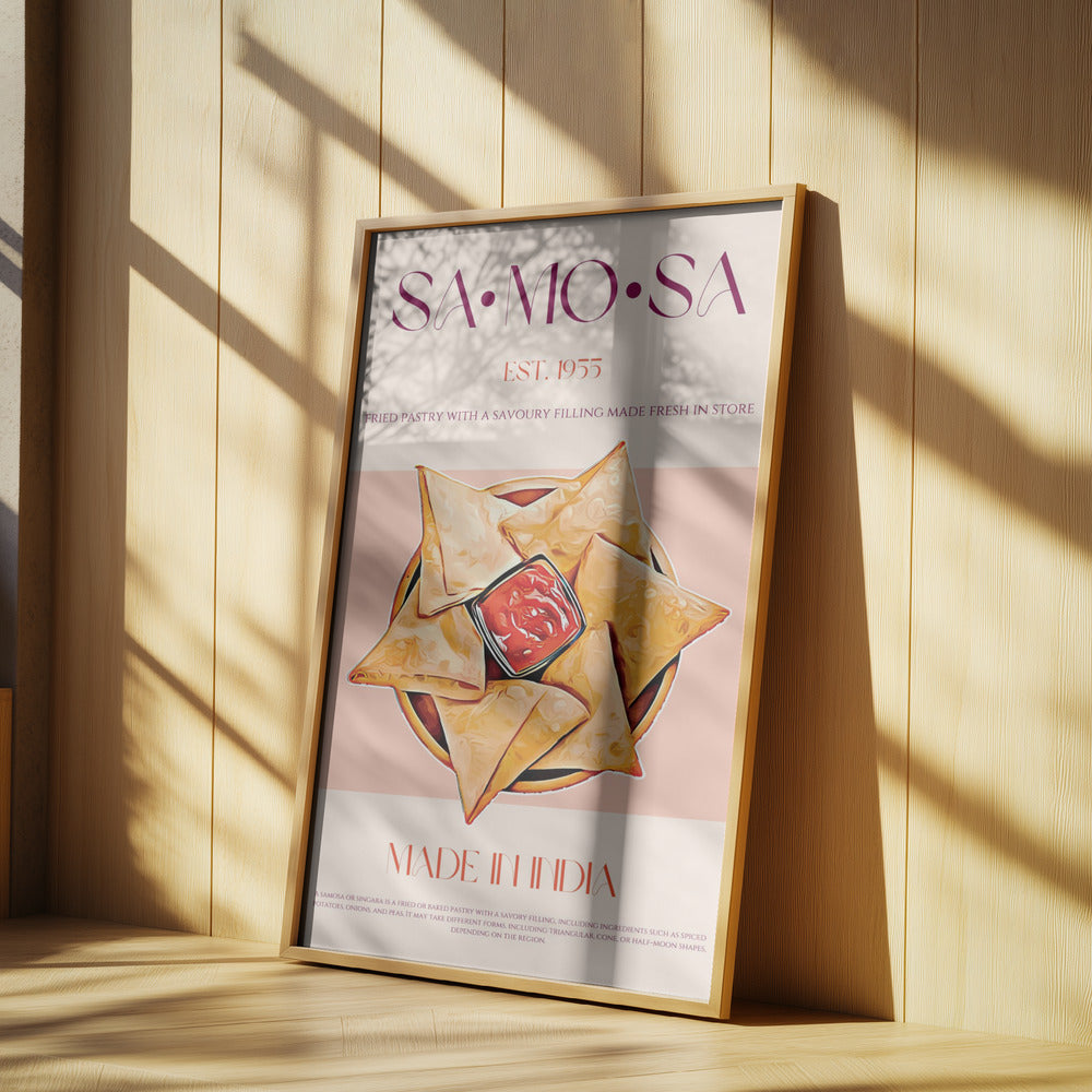 Indiska friterade samosas | Poster