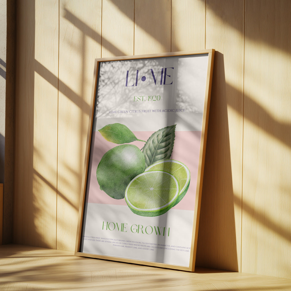 Fräsch grön glädje | Poster