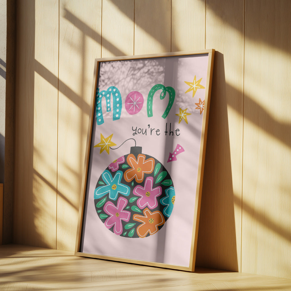 Mammas blomsterglädje | Poster