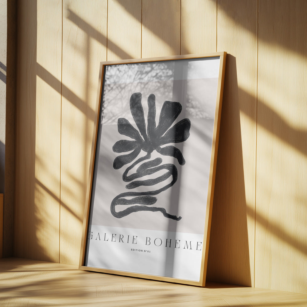 Black Petal Whirl | Poster