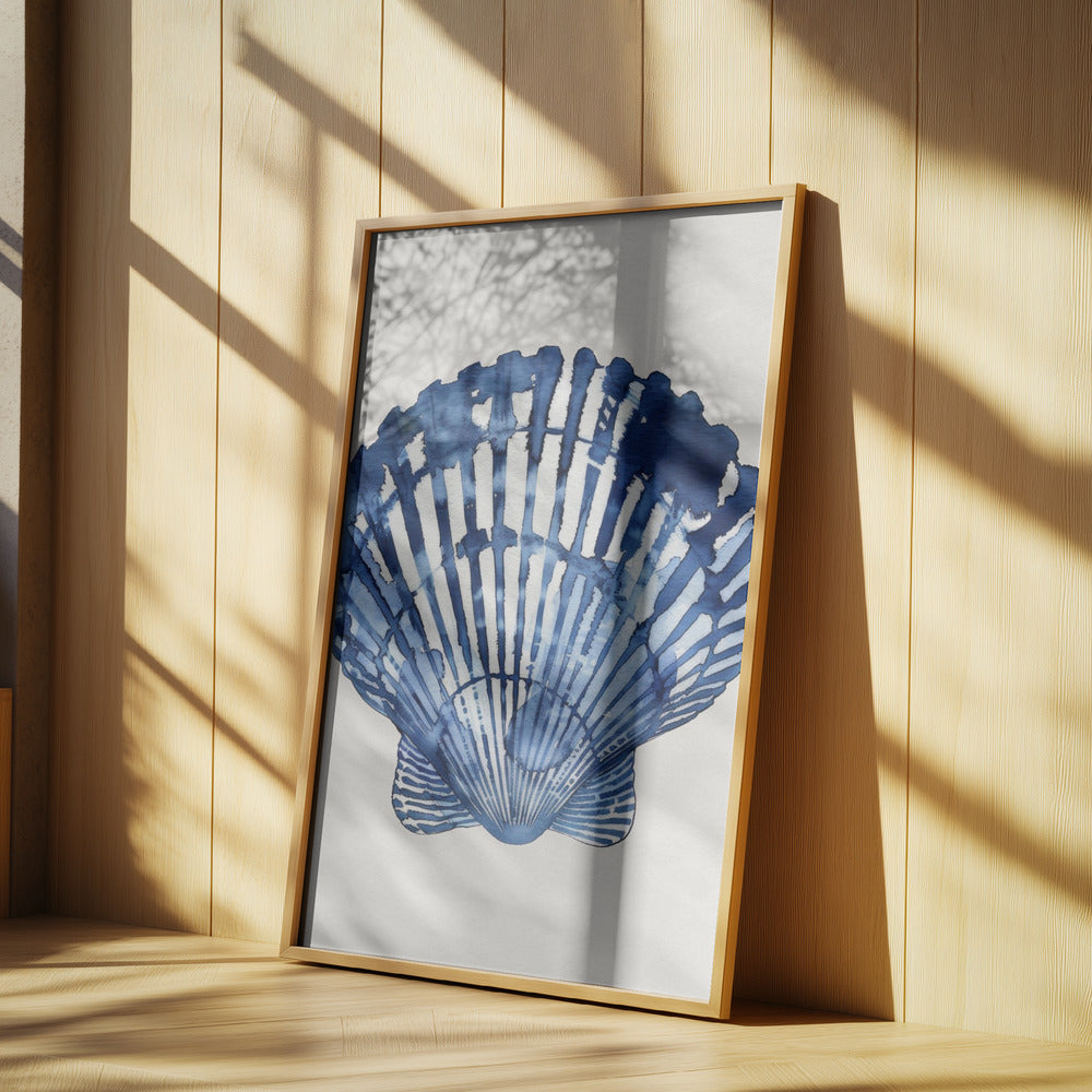 Indigo Seashell | Poster