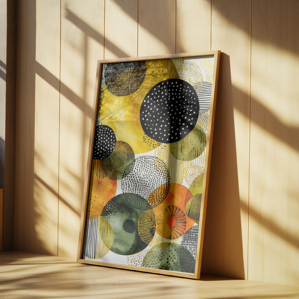 Composition with Overlapping Circles | Poster