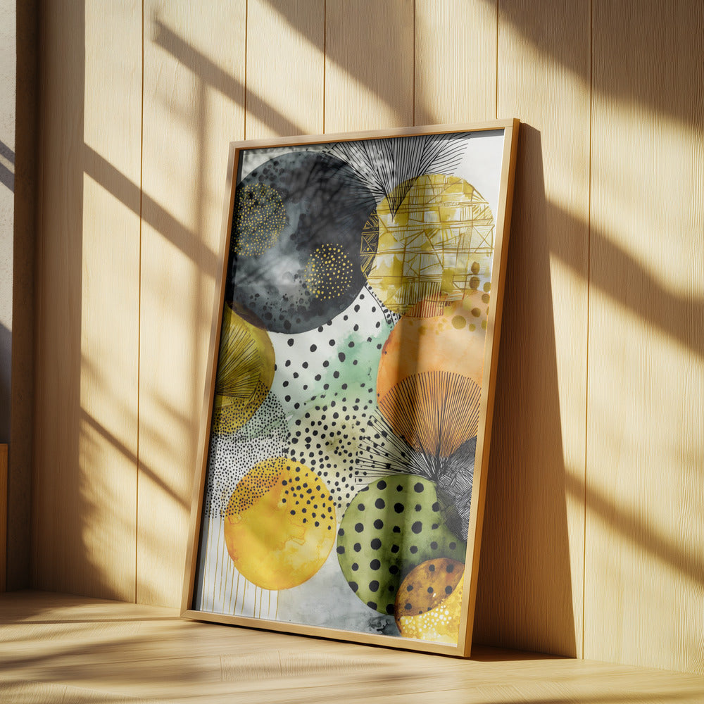 Composition with Overlapping Circles | Poster