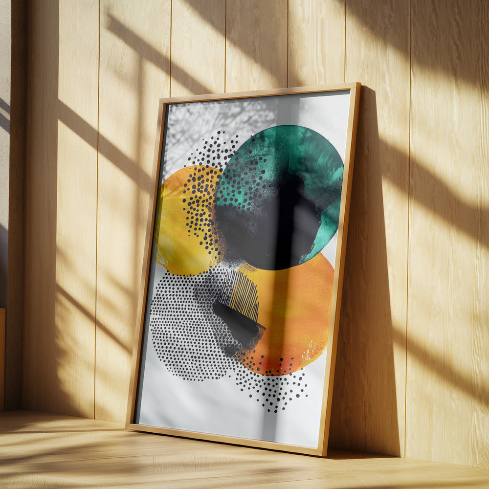 Composition with Overlapping Circles | Poster