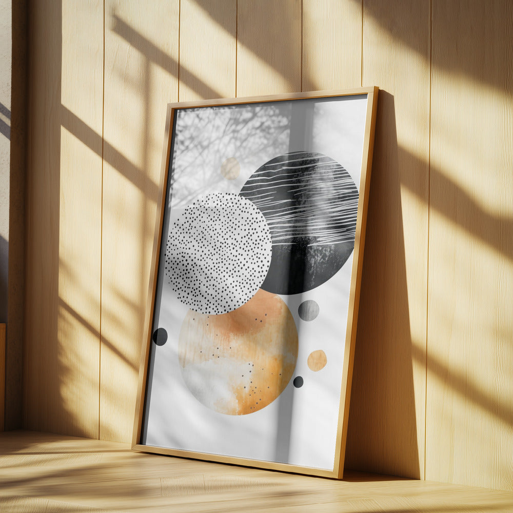 Composition with Overlapping Circles | Poster