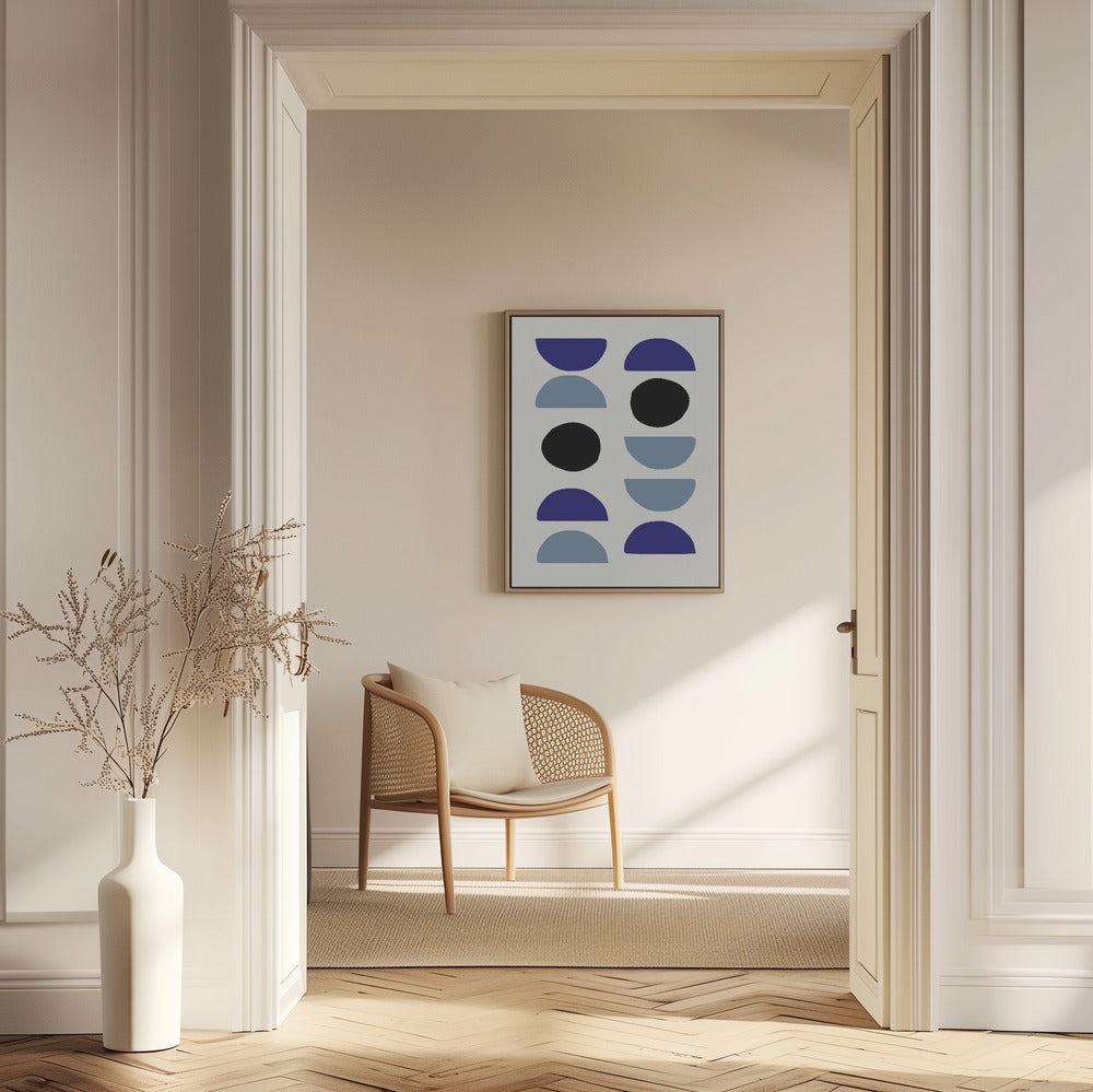 Blue Shapes 2 | Poster