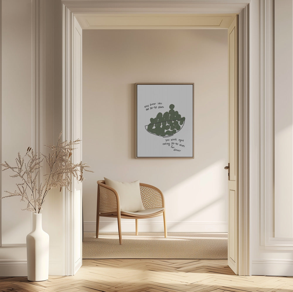 Olive Dinner Delight | Poster