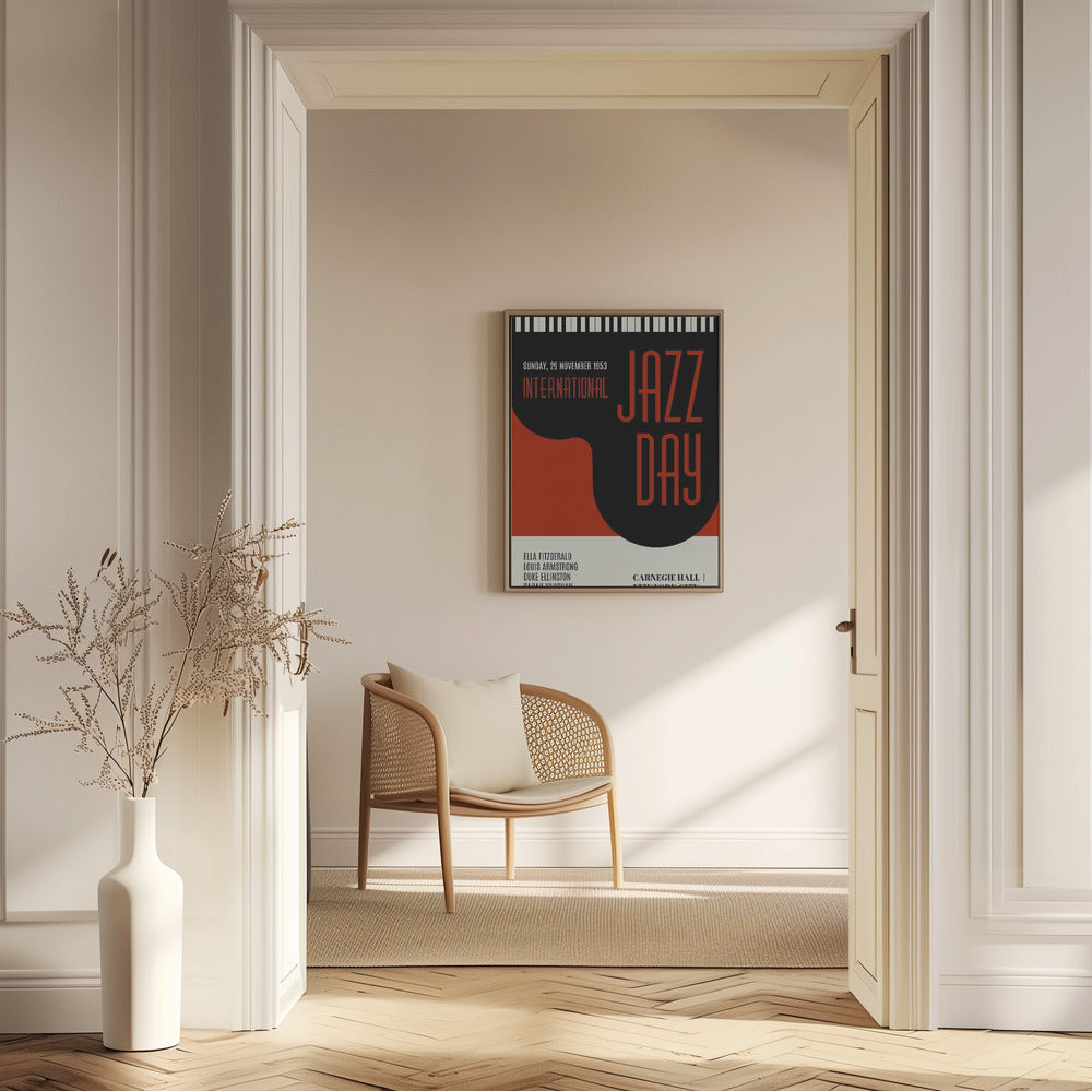 Jazzy Days Dark Red | Poster