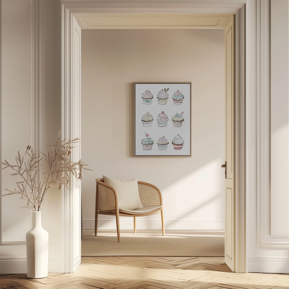 Süßes Cupcake-Medley | Poster