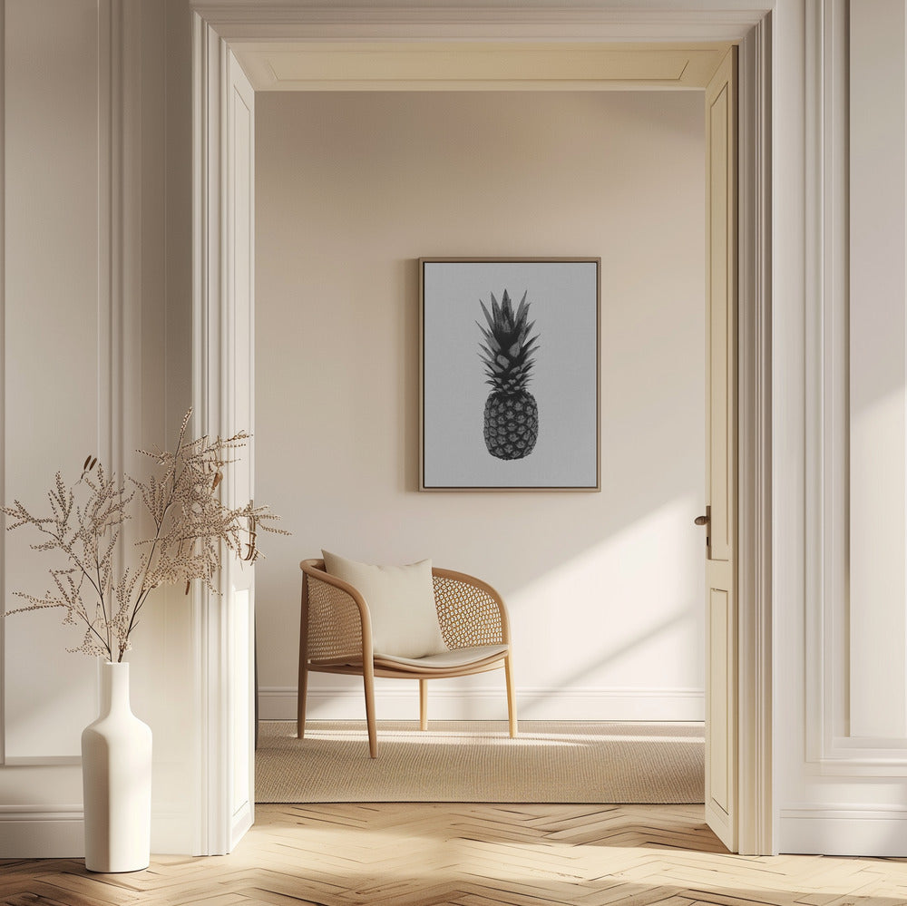 Ananas Svart & Vit | Poster