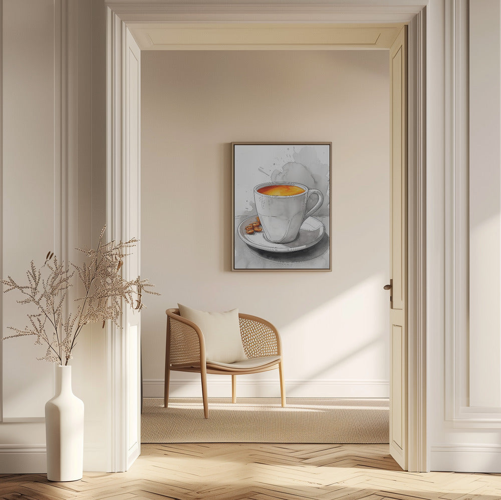 I Love Coffee Food Illustration Art (2) | Poster