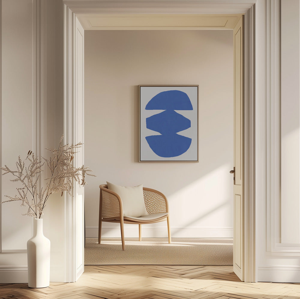 Cobalt blue cut out 02 | Poster
