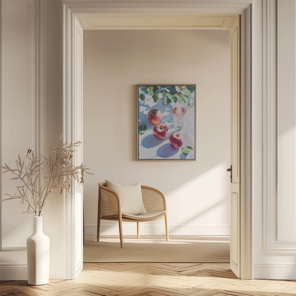 Äpplen och reflektioner | Poster
