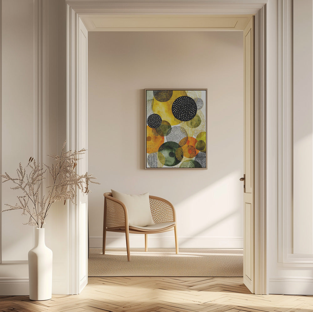 Composition with Overlapping Circles | Poster
