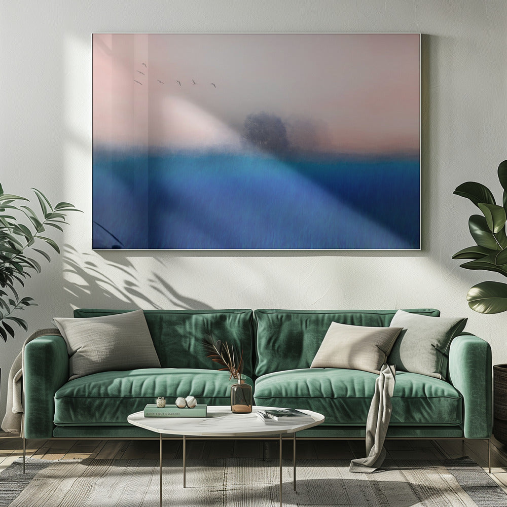 L'arbre sur le bleu | Tableaux sur Toile